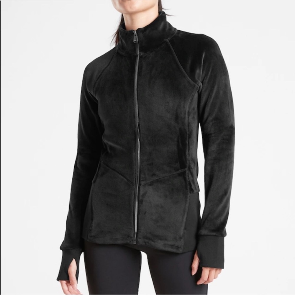 Athleta cozy zip up